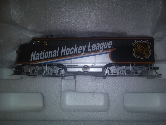 hockey train engine new in the box receipt in it in Toys & Games in Fredericton