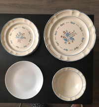 DISHES-3 LARGE PLATES-6 SMALLER PLATES-1 BOWL