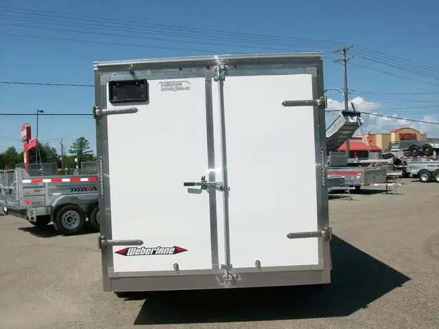 2025 Weberlane ALUMINIUM 7' X 14' V-NOSE 2 ESSIEUX A GLISSIERE C in Cargo & Utility Trailers in Laval / North Shore - Image 8