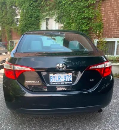 Toyota Corolla LE 2016: One owner - Senior Citizen. Purchased new fall 2016. Car is in new condition...