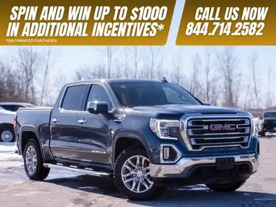 This 2021 GMC Sierra 1500 SLT is powered by a 3.0L turbocharged inline-6 diesel engine paired with a...