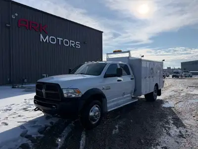 2017 Ram 5500 Service Utility Truck 6.7L Cummins Diesel 4x4 Automatic Transmission Crew Cab VMAC Und...