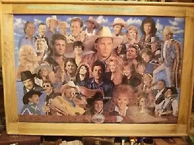 24 X 36 Country Music Star's Art Framed Print, View more