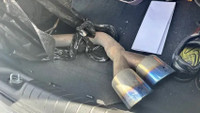 BURNT EXHAUST TIP + PIPE FOR SALE