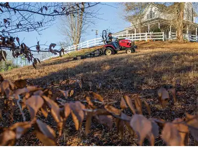 The new and improved SA325 is the ideal sub-compact tractor choice for versatility and flexibility....