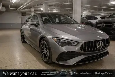 This Mercedes-Benz CLA has a strong Intercooled Turbo Gas/Electric I-4 2.0 L/121 engine powering thi...