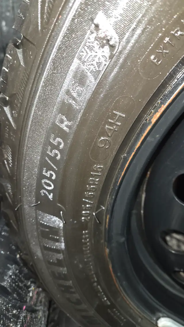 205/55/16 Michelin Xice snow on oem fit toyota steel wheels. in Tires & Rims in Ottawa - Image 4