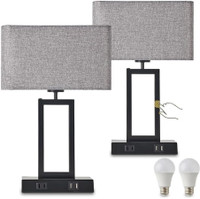Touch Table Lamp for Bedrooms,Set