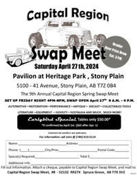 Capital Region Spring Swap Meet
