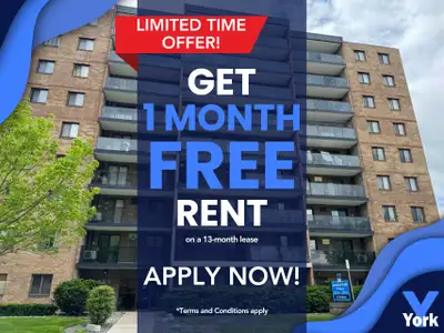 LIMITED TIME OFFER - VALID UNTIL OCTOBER 2025 ONLY! Get 1 Month Free on a 13 month lease! Terms and...