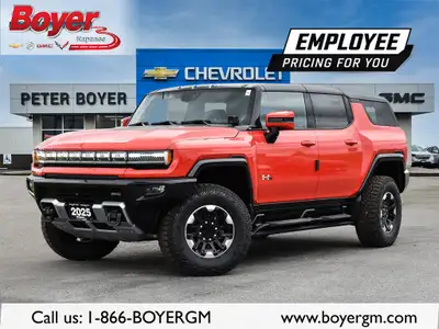 Experience the epitome of modern engineering and rugged design with the Solar Orange 2025 GMC HUMMER...