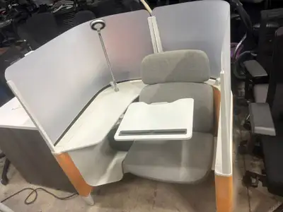 Steelcase Brody Privacy Lounge Chair with Study Pod | Call now!, View more