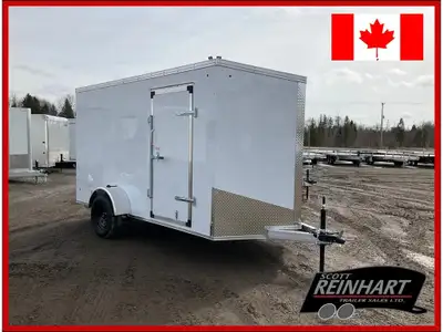 2026 XCel Trailers 6x12 Plus V-Nose All Aluminum Cargo Trailer 2990LB GVWR, 3500LB Spring Drop Axle...