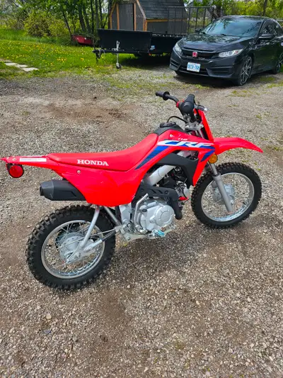 For sale brand new 2024 CRF110, purchased from parkway powersports in Nov. 2024 never ridden brand n...