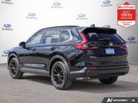 New Price! Odometer is 25680 kilometers below market average! Black 2023 Honda CR-V Sport One Owner... (image 2)