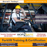 Forklift Jobs + Training / Licence - Earn up to $25/hr