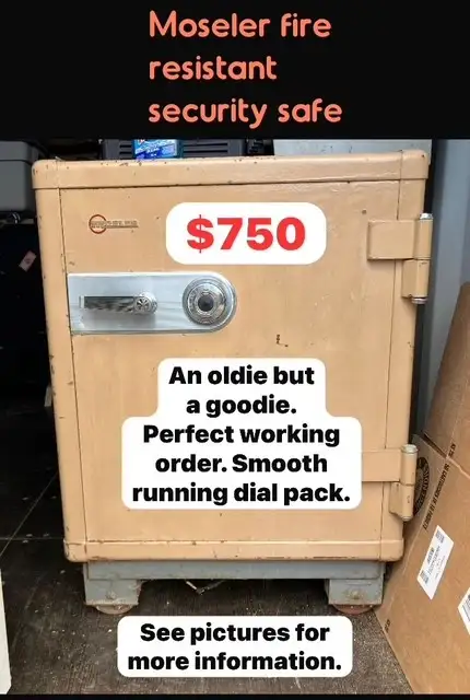 Fire resistant security safe, security vault, combination safe62864365561986122