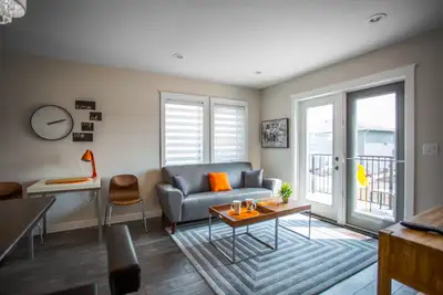 The Green Apple Drive homes and suites are pet-friendly single-family homes and laneway suites avail...