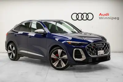 Save over $11,600 + tax on this ultra low KM DEMO!!! Only 5300KM! The all-new 2025 Audi SQ5 SPORTBAC...