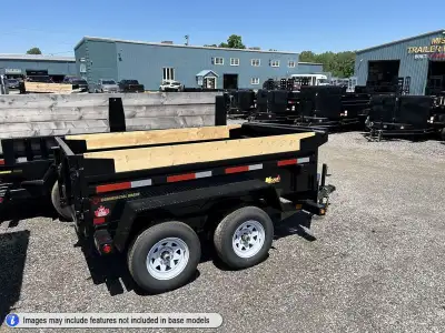 Miska 3.5 Ton Scissor Lift Dump Trailer - starting at just $6,695.00 Finance from $150.00/month OAC...