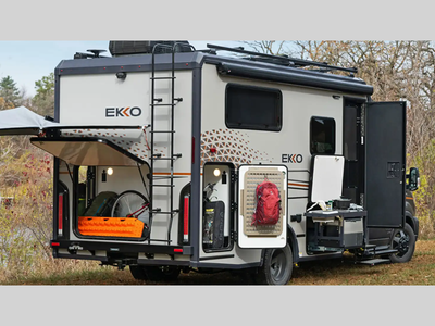 Winnebago Ekko AWD Class C gas motorhome 22A highlights: Under-Bed Storage Heated Gear Garage Swivel...