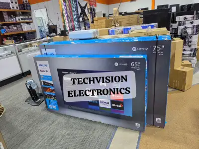 PHILIPS 65" ROKU TV 4K UHD, View more