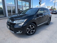 2017 Honda CR-V Touring AWD Black Exterior | Tan Leather Interior Only 102,XXX KM ? Top-of-the-Line... (image 1)