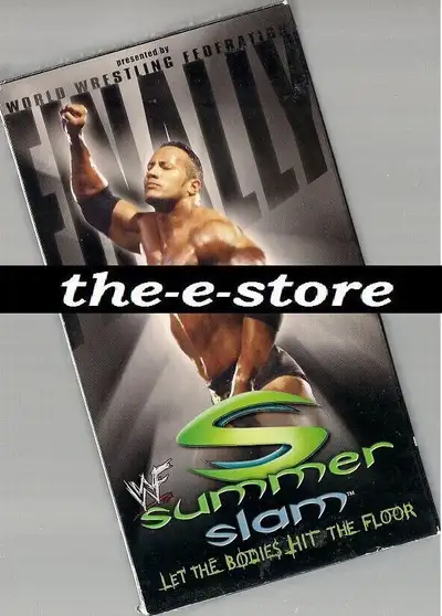 Wrestling VHS/DVD 2001 - SUMMERSLAM. WWE/WWF/WCW/NWA/TNA., View more