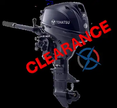New Tohatsu 20 HP EEFTL Electric Start, Long Shaft, Power Tilt Outboard Motor. Experience unbeatable...