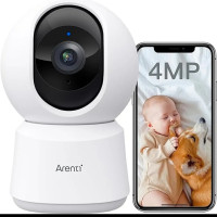 ARENTI 360° View 4MP Indoor Security Camera, 5G&2.4G WiFi Baby M