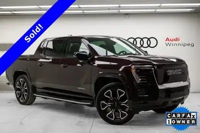 Save over $20,700 + NO LUXURY TAX on this ultra low KM 2025 GMC Sierra EV Max Range Denali that just...