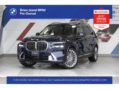 2024 BMW X7 xDrive40i 3.0L I6 DOHC 24V AWD 8-Speed Automatic EXTERIOR - TANZANITE BLUE METALLIC INTE...