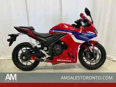 LIKE NEW 2025 Honda CBR500R with Honda extended warranty for three more years, Coffman's Exhaust, AB...