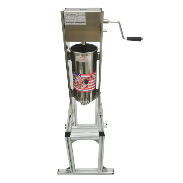 110V 5L Churro Fried Dough Sticks Machine 6L Fryer Cook 020028