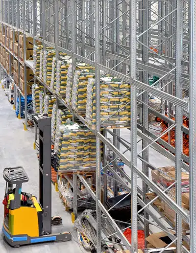 Get your storage solutions fast with ShelvingMates in-stock pallet racking systems. Our robust and r...