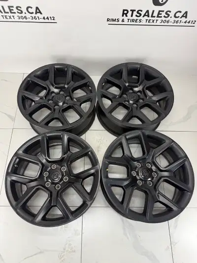 Set of 4 USED 22" Dodge Ram Factory OEM rims Rim Size: 22x9 Bolt Pattern: 6x139.7 Centre Bore: 77.8...