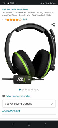 Ear Force XL1 Refresh Gaming Headset & Amplified Stereo Sound