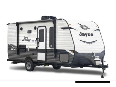 Jayco Jay Flight SLX 7 travel trailer 195RB highlights: Semi-Private Bedroom Walk-Around RV Queen Be...
