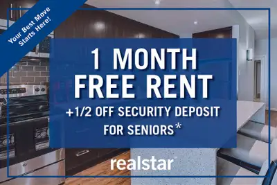 Stunning 1 bedroom apartment for rent at Victoria Place Apartments-Call Today! Current Mature Adult...