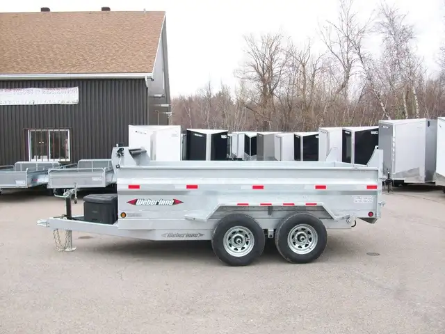 2025 Weberlane DOMPEUR 78'' X 12' 2 ESSIEUX 5200LB. GALVANISÉ co in Cargo & Utility Trailers in Laval / North Shore - Image 8
