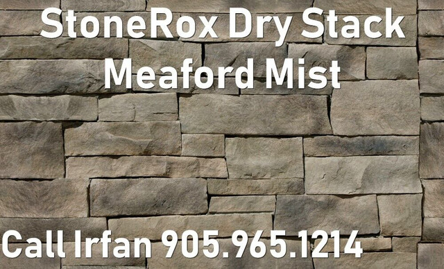 StoneRox Dry Stack Meaford Mist Stone Veneer Stone Rox Dry Stack in Outdoor Décor in Markham / York Region - Image 2