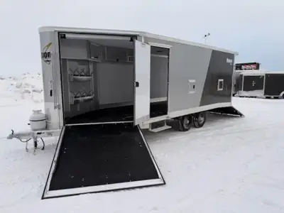 2026 Mission Aluminum Trailers Enclosed Deckover Snow MES101X18For those who want the width of a dec...
