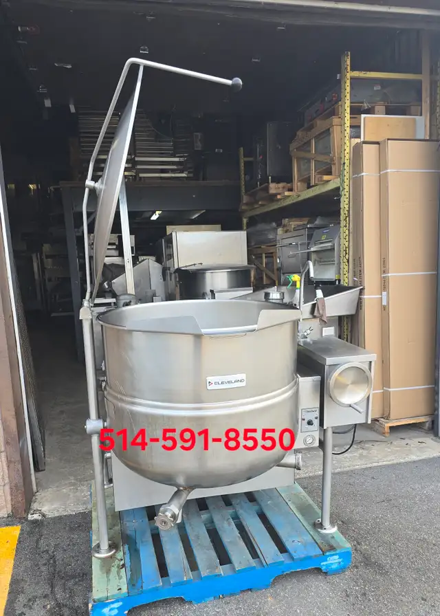 Cleveland 80 Gallon Tilting Gas Steam Kettle / Marmite a Vapeur in Industrial Kitchen Supplies in City of Toronto - Image 5