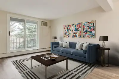 Amenities: Air Conditioning • Outdoor Courtyard • Storage Room Suite & Building: Spacious one-bedroo...