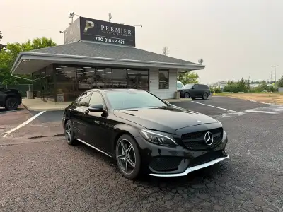 The 2017 Mercedes-Benz AMG C 43 features a 3.0L Twin Turbo V6 engine delivering 362 horsepower and 3...