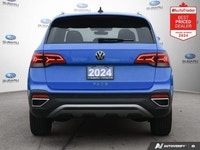 New Price! Odometer is 10494 kilometers below market average! Blue 2024 Volkswagen Taos Comfortline... (image 5)