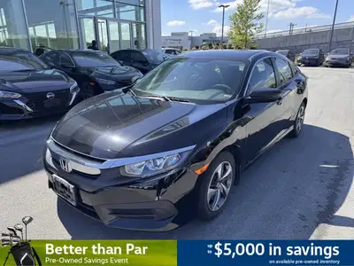 Awarded a 5-star overall safety rating by NHTSA and an IIHS Top Safety Pick, the 2017 Honda Civic Se...
