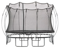 Springfree trampoline, 11 ft x 11 ft, new mesh and springs