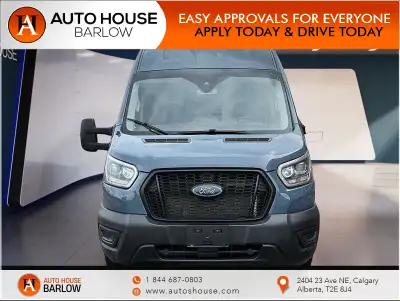 2022 FORD TRANSIT 250 HIGH ROOF CARGO VAN WITH AWD AND 125494 KMS. WITH AC, BACKUP CAMERA, NAVIGATIO...