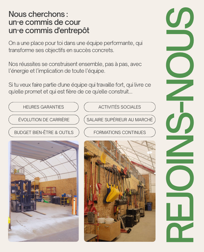 Nous recrutons | Commis de cour | Laval, View more